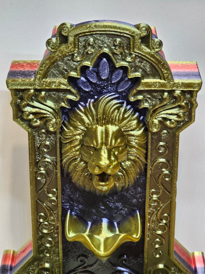 Lions Courage Fountain Backflow Burner
