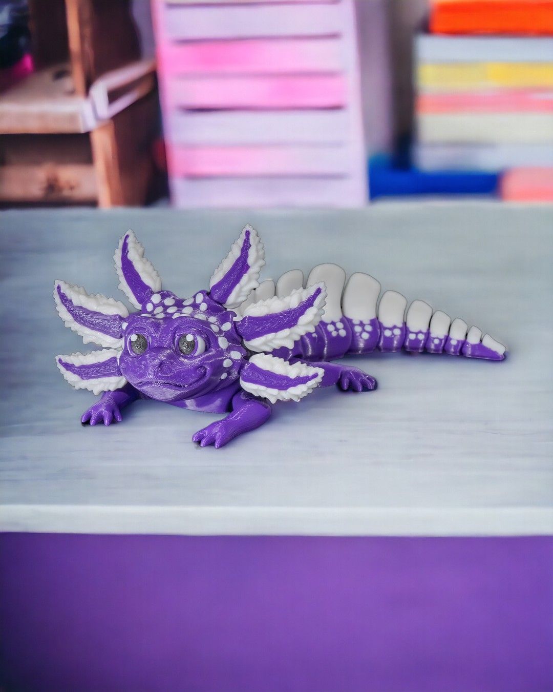 Berry Tart Articulated Axolotl Figure