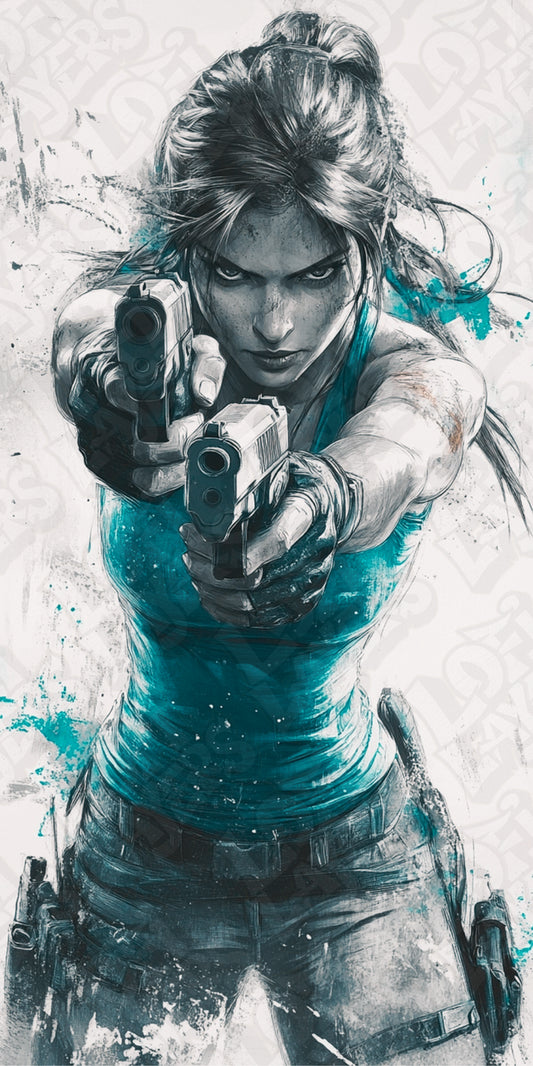 Tomb Raider Legacy Lara Croft HueForge