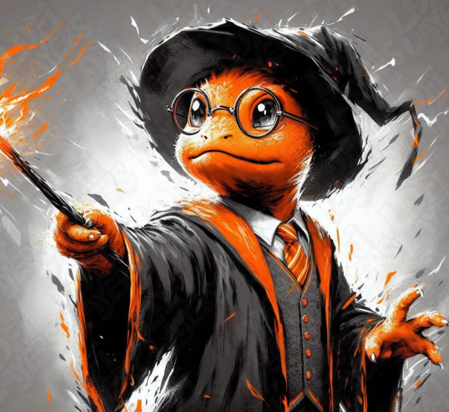 Pokémon Charmander as Harry Potter HueForge