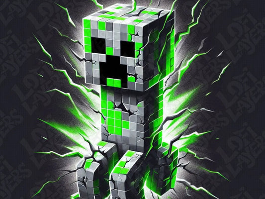 Minecraft Creeper HueForge