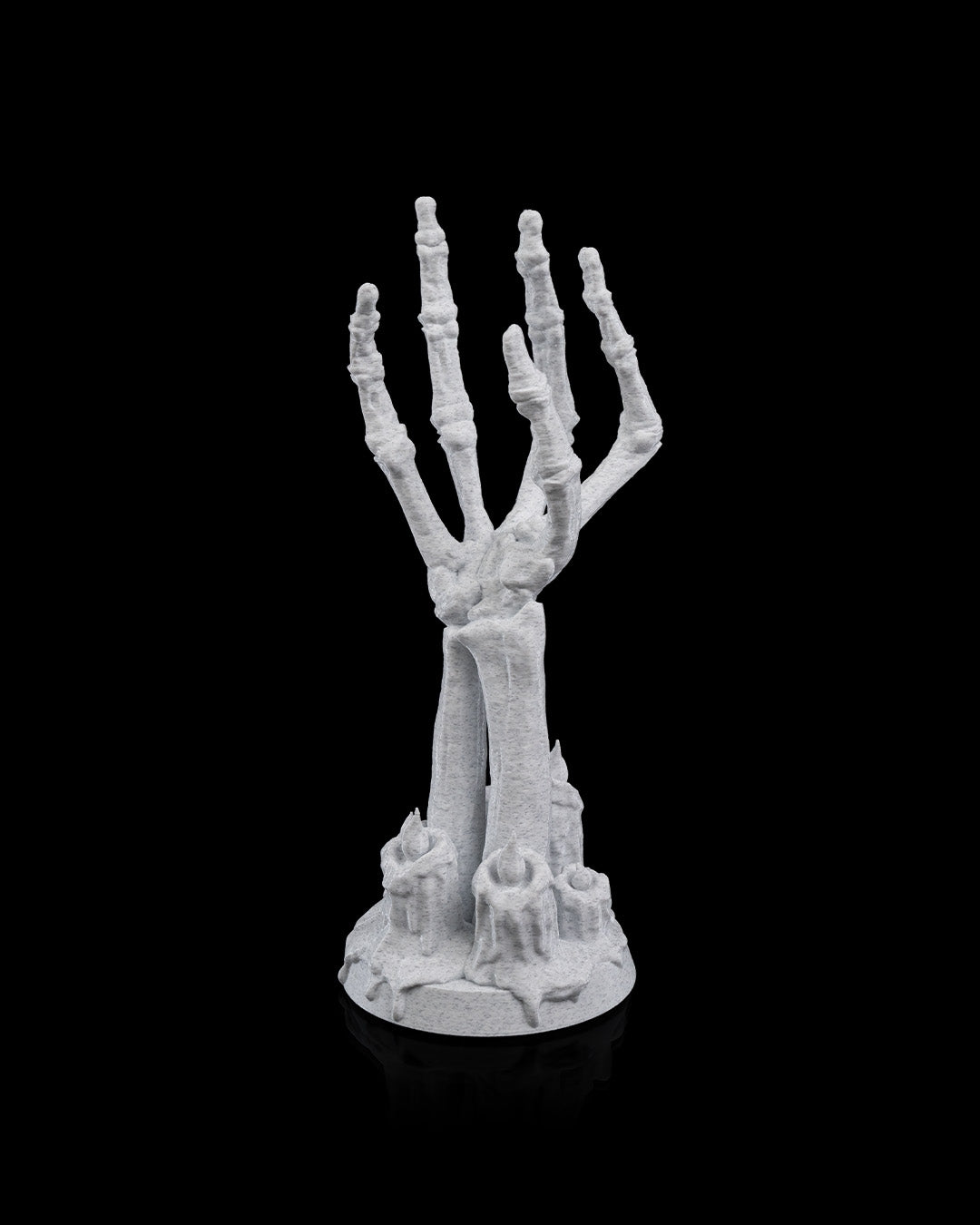 Flame Brace Candle Holder with Candle