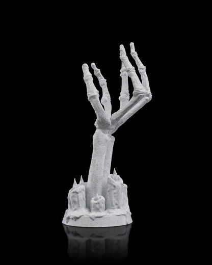 Flame Brace Candle Holder with Candle