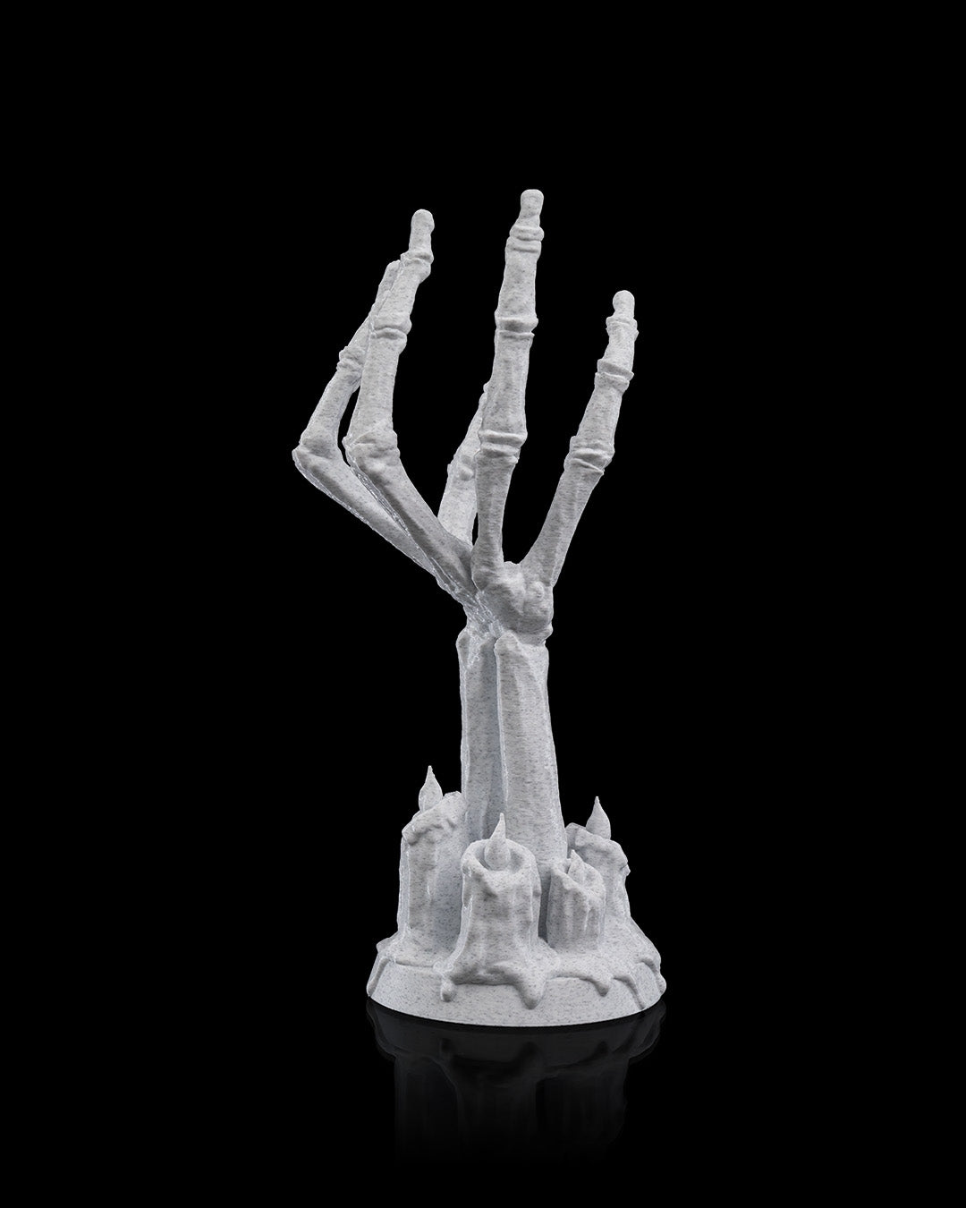Flame Brace Candle Holder with Candle