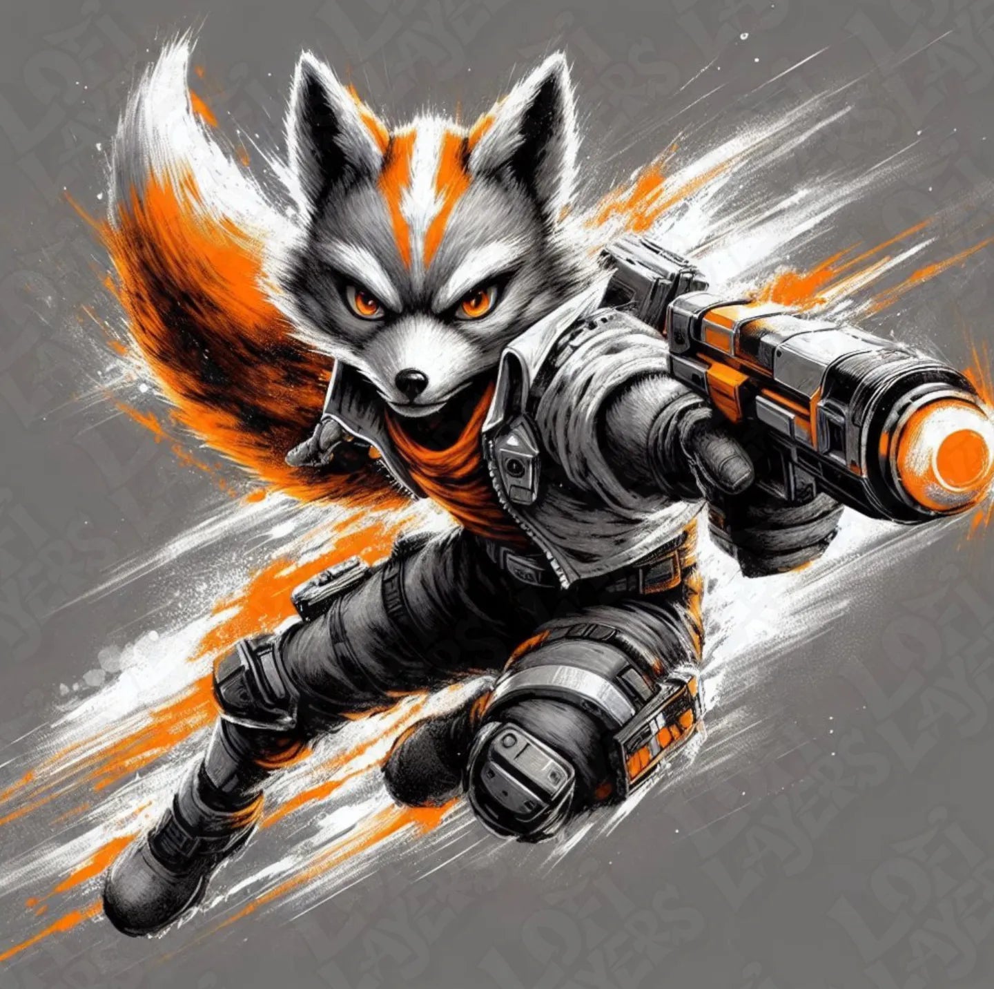 Star Fox Fox McCloud HueForge