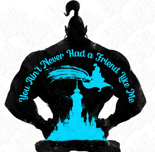 Disney Aladdin Genie Silhouette HueForge