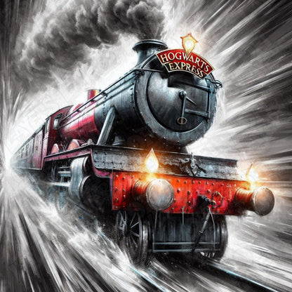Harry Potter Hogwarts Express HueForge