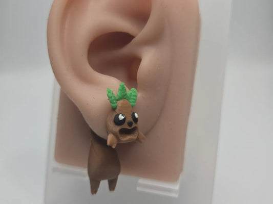 Harry Potter Mandrake Earring with Hanging Body