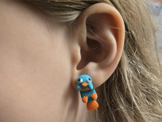 Phineas and Ferb Perry the Platypus Earring with Hanging Body