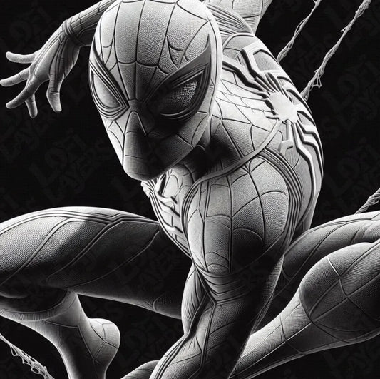 Marvel Spiderman Relief Style HueForge