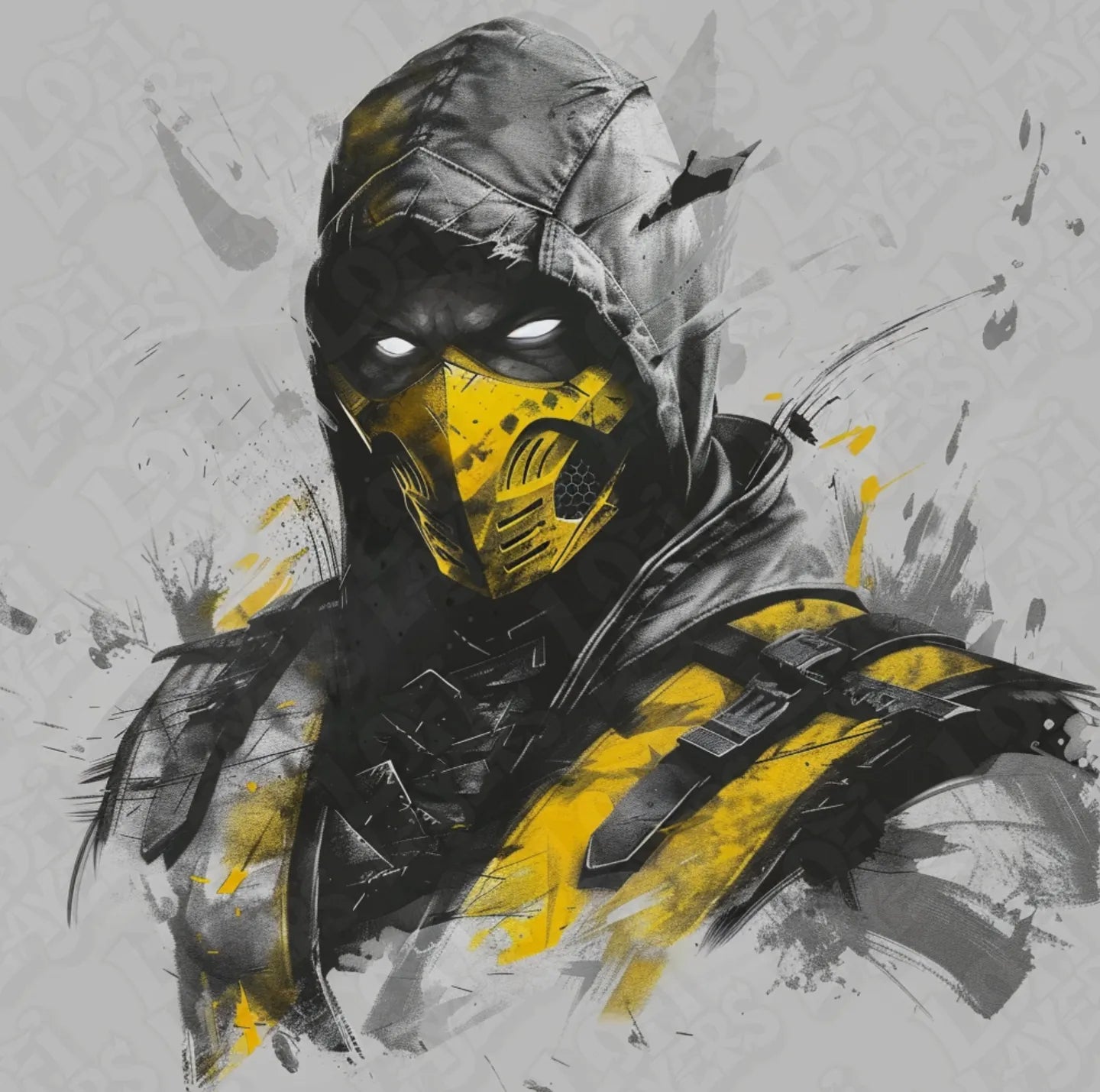Mortal Kombat Scorpion HueForge