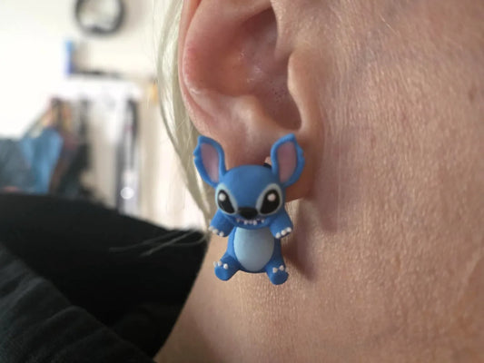 Disney Stitch Earring with Hanging Body