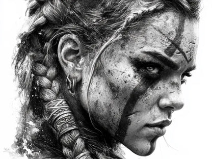 Viking Woman HueForge